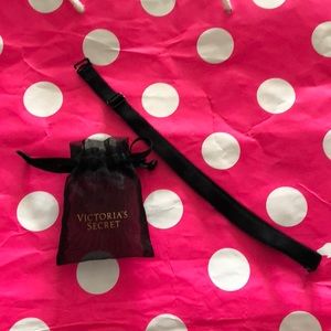 Victoria’s Secret Black Bra Strap and Bag